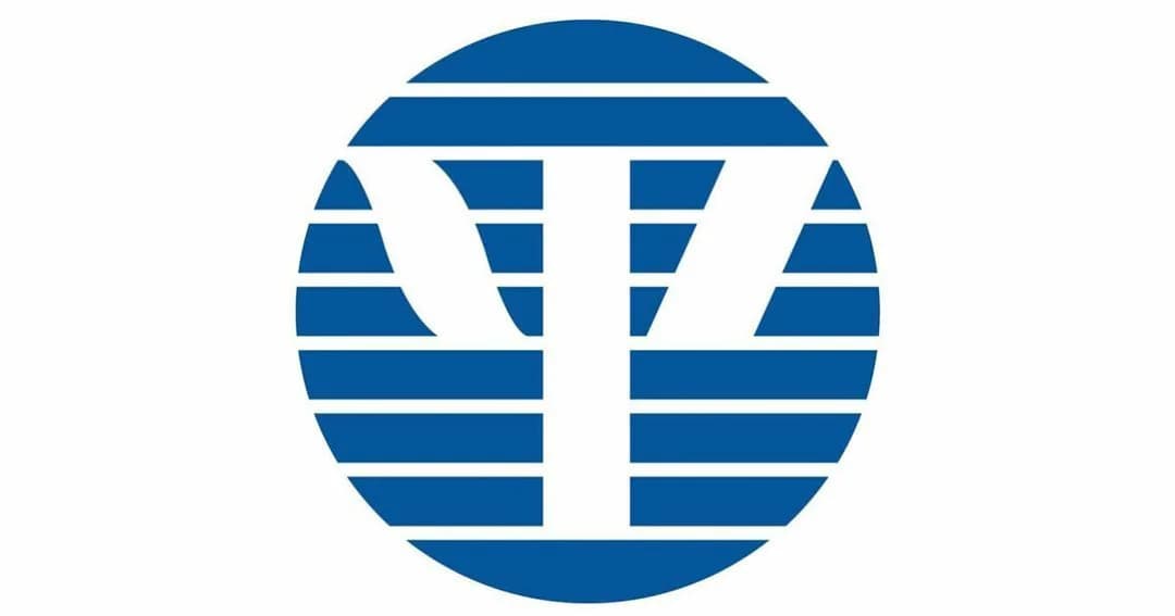 Blue striped circular emblem featuring the Greek letter Psi, the symbol of psychology and the behavioral sciences