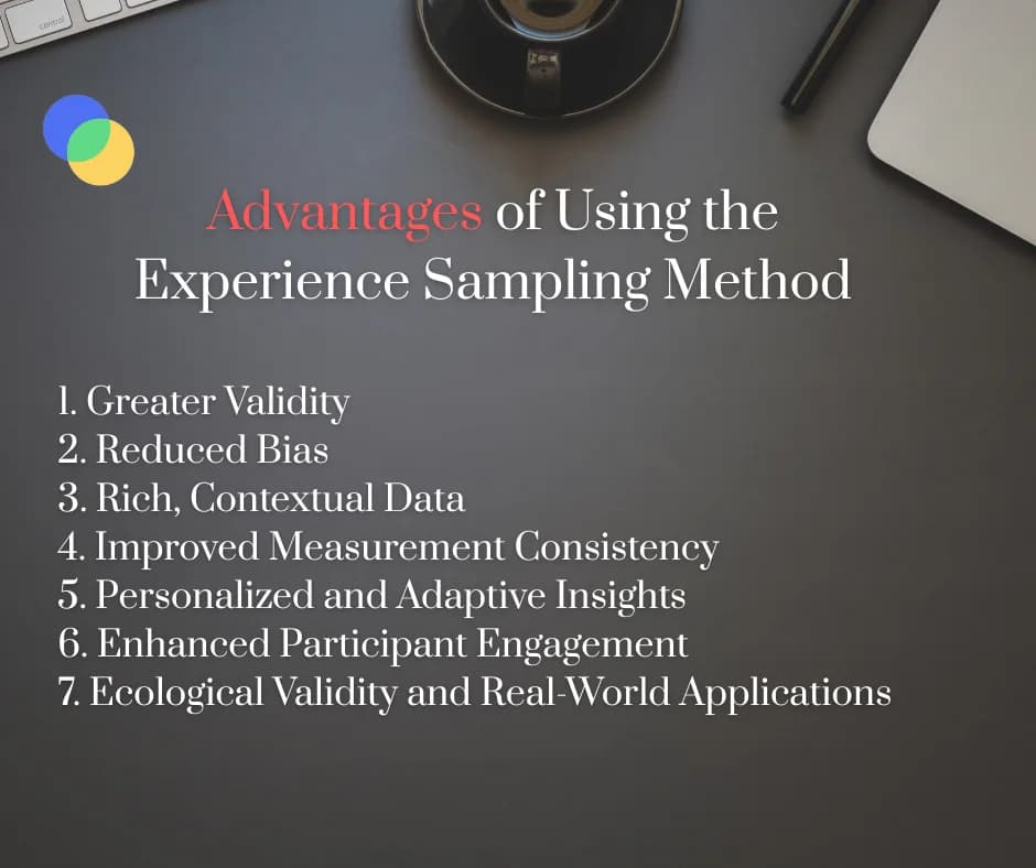 Advantages of Using the Experience Sampling Method
